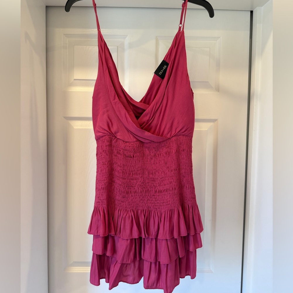 DO + BE pink mini dress